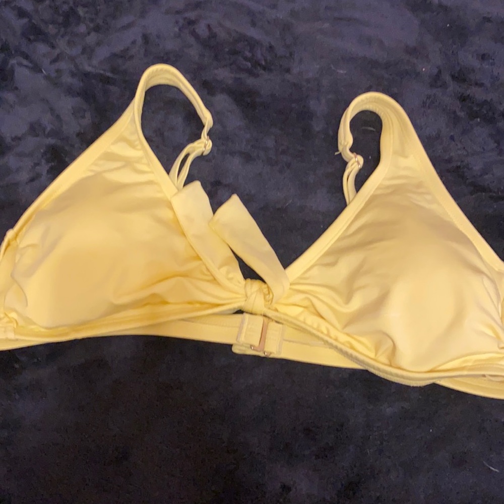 Yellow bikini top